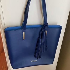 Joy & Iman Blue Tote  / Coin Purse